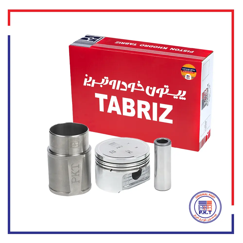 بوش و پیستون فابریک 206 تیپ 2 تخت TU3 بوش و پیستون فابریک 206 تیپ 2 تخت TU3